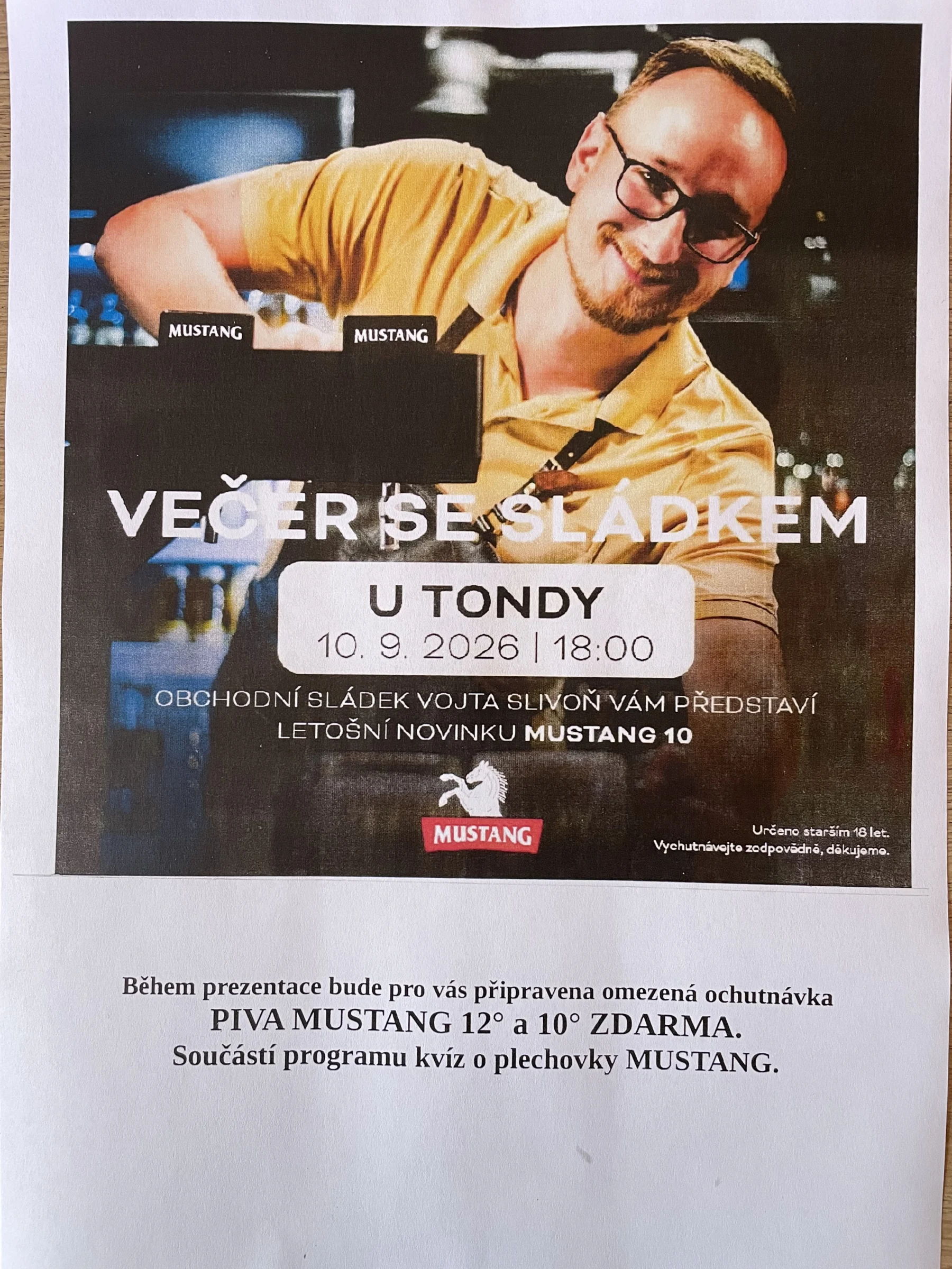 Večer se sládkem
